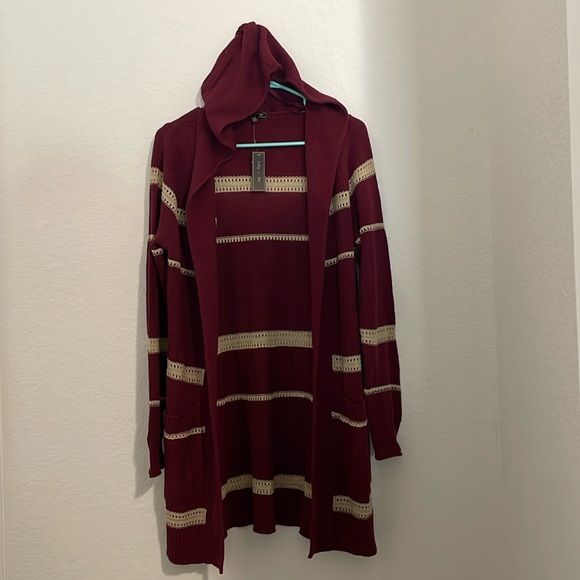 Lety & Me size medium striped cardigan - Picture 1 of 5